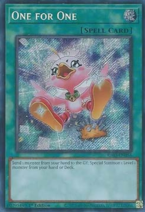 Yu-Gi-Oh! RA03 One for One (V.6 - Secret Rare)