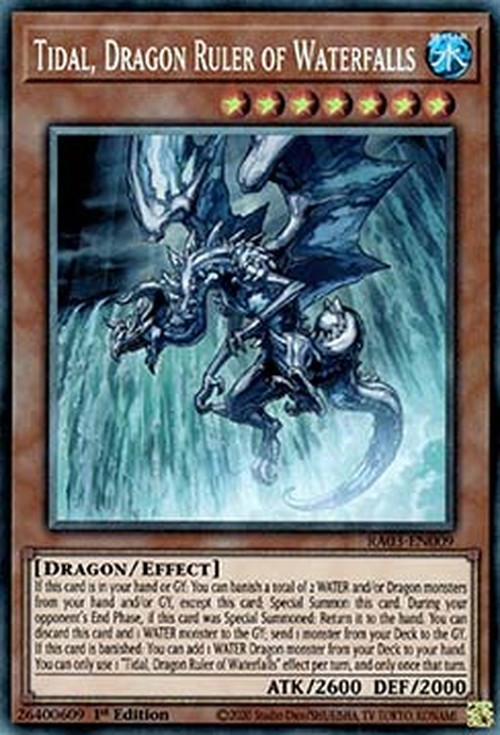 Yu-Gi-Oh! RA03 Tidal, Dragon Ruler of Waterfalls (V.6 - Collectors Rare)