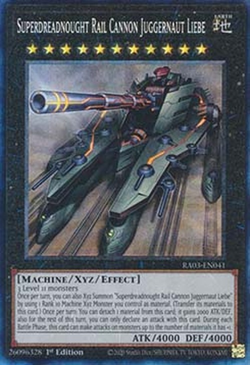 Yu-Gi-Oh! RA03 Superdreadnought Rail Cannon Juggernaut Liebe (V.7 - Collect