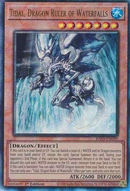 Yu-Gi-Oh! RA03 Tidal, Dragon Ruler of Waterfalls (V.7 - Ultimate Rare)