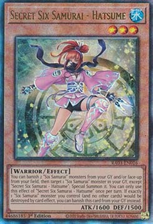 Yu-Gi-Oh! RA03 Secret Six Samurai - Hatsume (V.7 - Ultimate Rare)