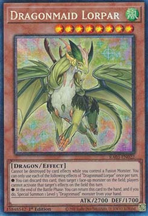 Yu-Gi-Oh! RA03 Dragonmaid Lorpar (V.6 - Collectors Rare)