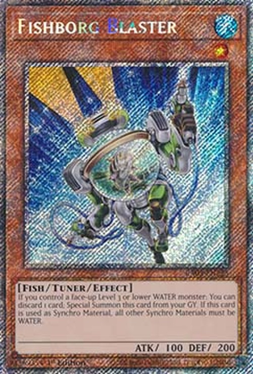 Yu-Gi-Oh! RA03 Fishborg Blaster (V.1 - Platinum Secret Rare)