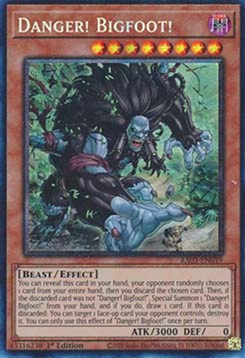 Yu-Gi-Oh! RA03 Danger! Bigfoot! (V.11 - Collectors Rare)