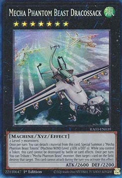 Yu-Gi-Oh! RA03 Mecha Phantom Beast Dracossack (V.6 - Collectors Rare)