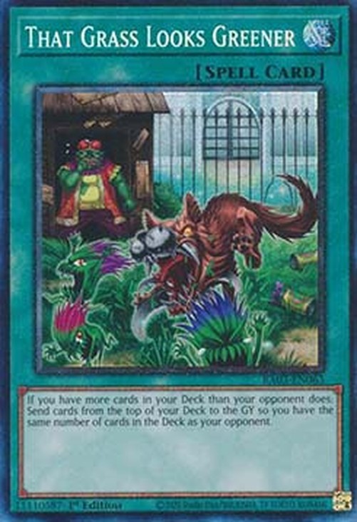 Yu-Gi-Oh! RA03 That Grass Looks Greener (V.6 - Collectors Rare)