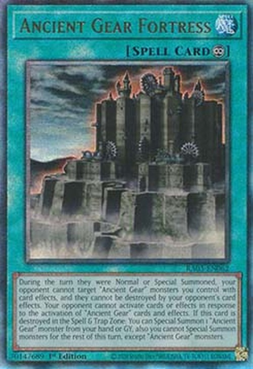 Yu-Gi-Oh! RA03 Ancient Gear Fortress (V.7 - Ultimate Rare)