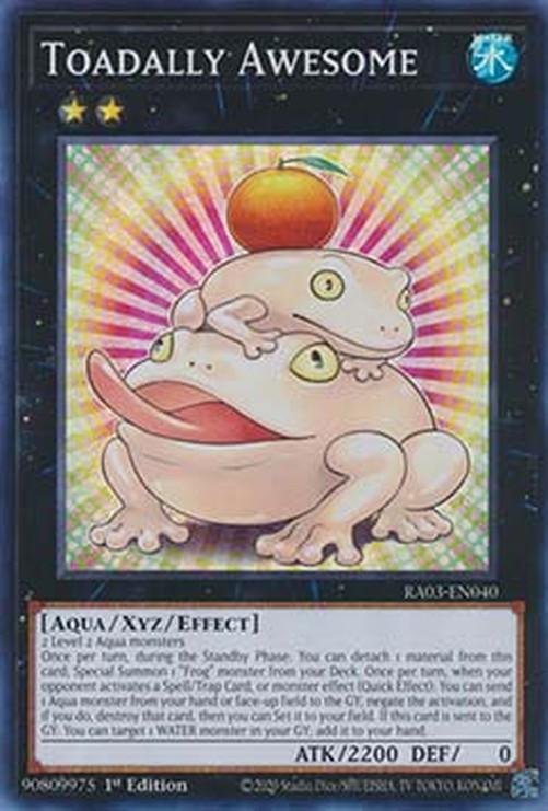 Yu-Gi-Oh! RA03 Toadally Awesome (V.1 - Super Rare)