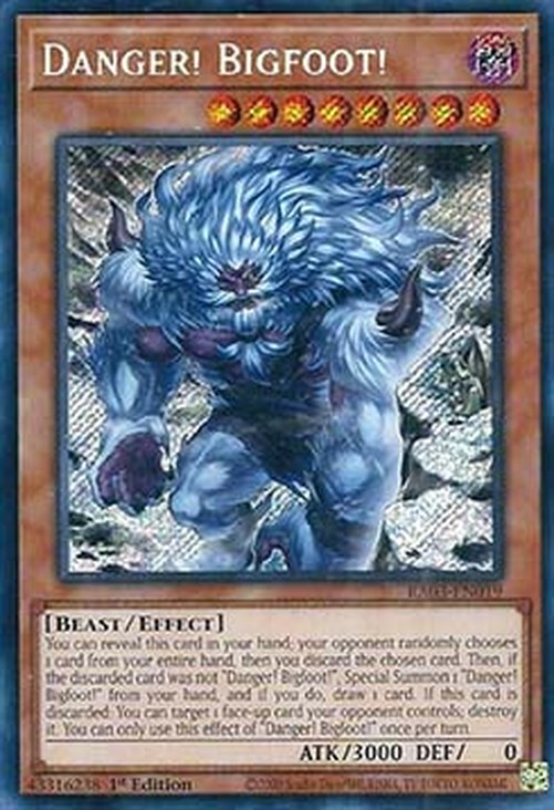 Yu-Gi-Oh! RA03 Danger! Bigfoot! (V.6 - Secret Rare)