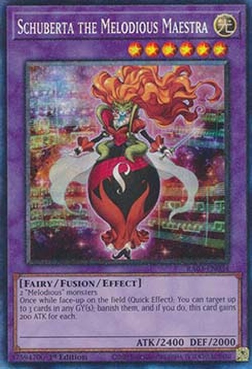 Yu-Gi-Oh! RA03 Schuberta the Melodious Maestra (V.6 - Collectors Rare)
