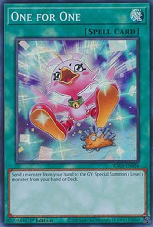 Yu-Gi-Oh! RA03 One for One (V.2 - Super Rare)