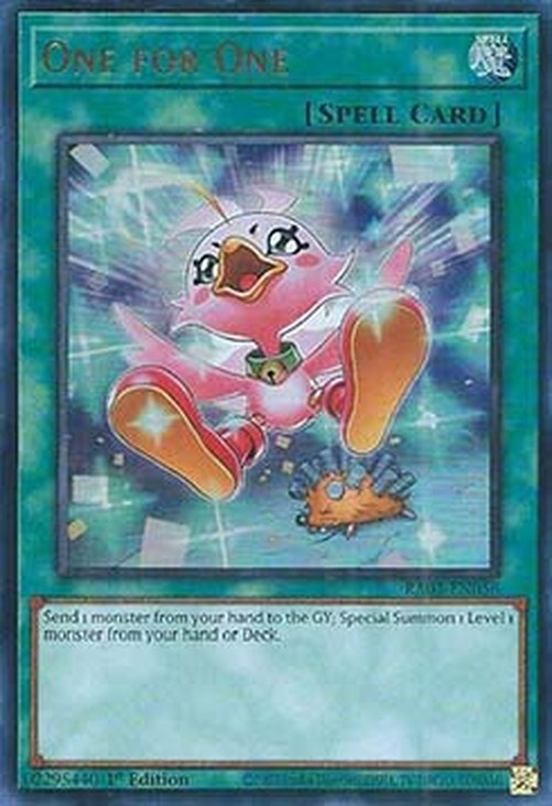Yu-Gi-Oh! RA03 One for One (V.4 - Ultra Rare)