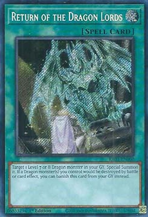 Yu-Gi-Oh! RA03 Return of the Dragon Lords (V.3 - Secret Rare)