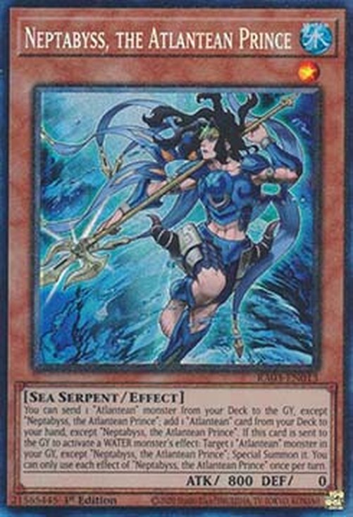 Yu-Gi-Oh! RA03 Neptabyss, the Atlantean Prince (V.6 - Collectors Rare)