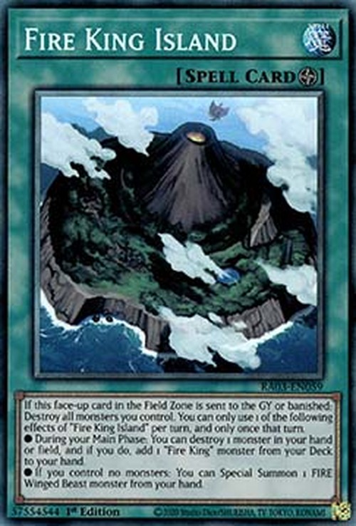Yu-Gi-Oh! RA03 Fire King Island (V.6 - Collectors Rare)