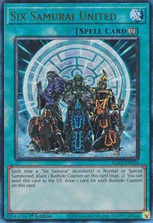 Yu-Gi-Oh! RA03 Six Samurai United (V.7 - Ultimate Rare)