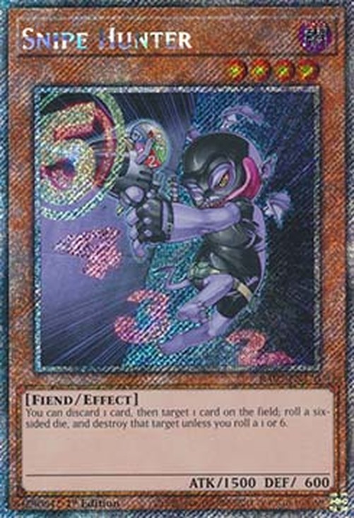 Yu-Gi-Oh! RA03 Snipe Hunter (V.1 - Platinum Secret Rare)
