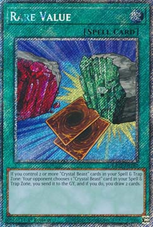 Yu-Gi-Oh! RA03 Rare Value (V.1 - Platinum Secret Rare)