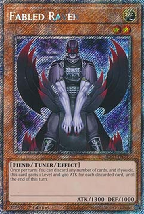 Yu-Gi-Oh! RA03 Fabled Raven (V.1 - Platinum Secret Rare)
