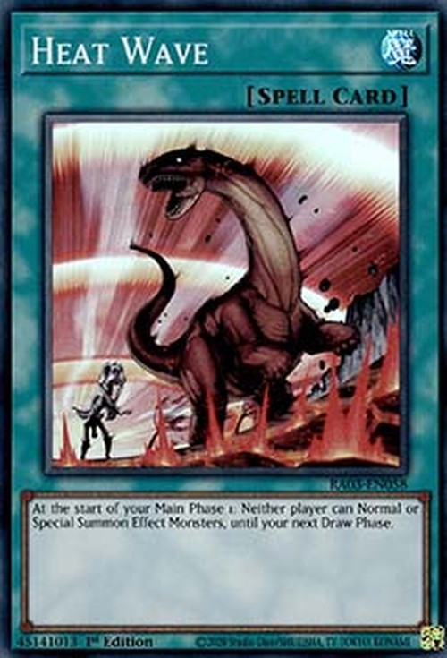 Yu-Gi-Oh! RA03 Heat Wave (V.1 - Super Rare)