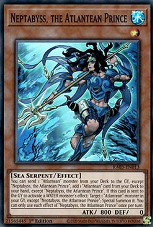 Yu-Gi-Oh! RA03 Neptabyss, the Atlantean Prince (V.1 - Super Rare)
