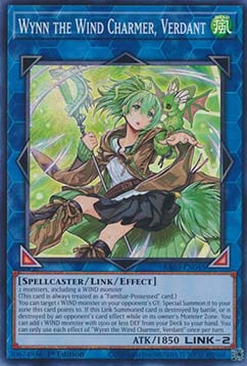 Yu-Gi-Oh! RA03 Wynn the Wind Charmer, Verdant (V.1 - Super Rare)