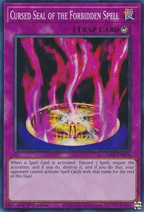 Yu-Gi-Oh! RA03 Cursed Seal of the Forbidden Spell (V.1 - Super Rare)