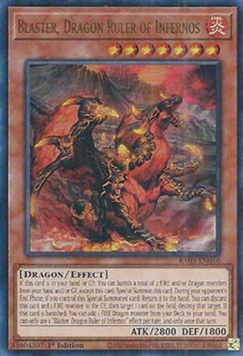 Yu-Gi-Oh! RA03 Blaster, Dragon Ruler of Infernos (V.2 - Ultra Rare)