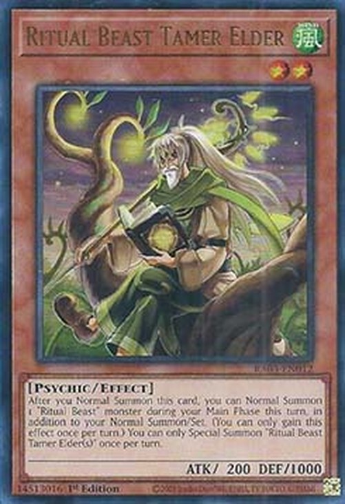Yu-Gi-Oh! RA03 Ritual Beast Tamer Elder (V.2 - Ultra Rare)