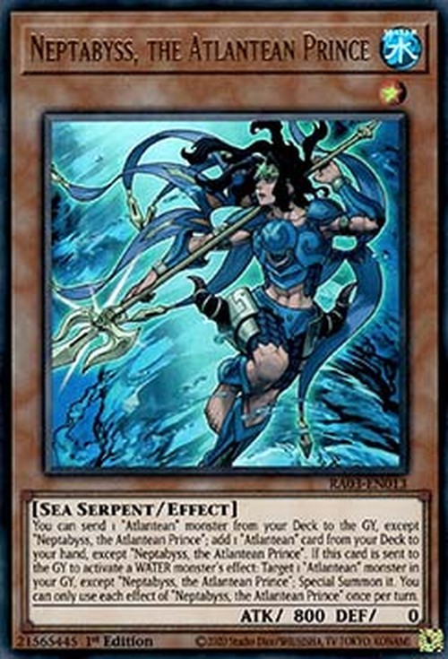 Yu-Gi-Oh! RA03 Neptabyss, the Atlantean Prince (V.2 - Ultra Rare)