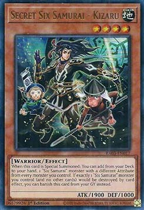Yu-Gi-Oh! RA03 Secret Six Samurai - Kizaru (V.2 - Ultra Rare)