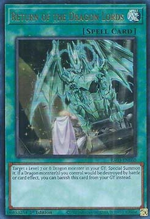 Yu-Gi-Oh! RA03 Return of the Dragon Lords (V.2 - Ultra Rare)