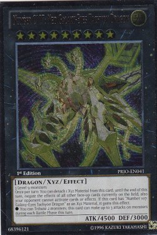 Yu-Gi-Oh! PRIO Number C107: Neo Galaxy-Eyes Tachyon Dragon (V.2 - Ultimate
