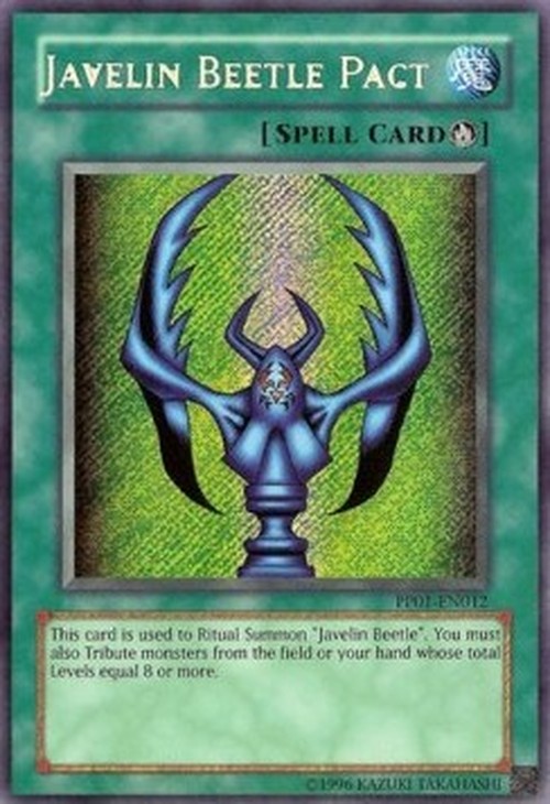 Yu-Gi-Oh! PP01 Javelin Beetle Pact (V.2 - Secret Rare)