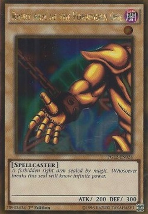 Yu-Gi-Oh! PGL2 Right Arm of the Forbidden One