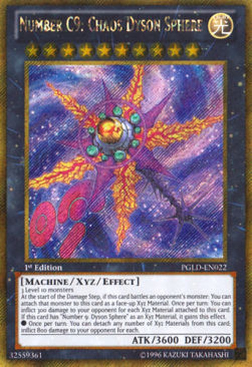 Yu-Gi-Oh! PGLD Number C9: Chaos Dyson Sphere