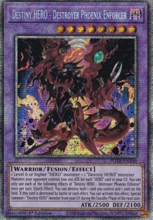 Yu-Gi-Oh! POTE Destiny HERO - Destroyer Phoenix Enforcer