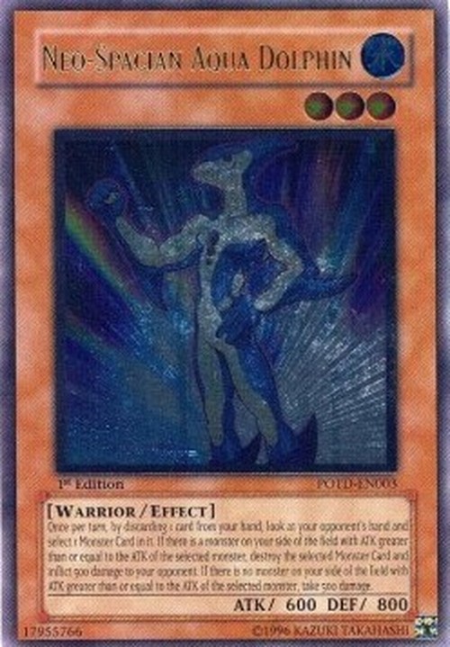 Yu-Gi-Oh! POTD Neo-Spacian Aqua Dolphin (V.2 - Ultimate Rare)
