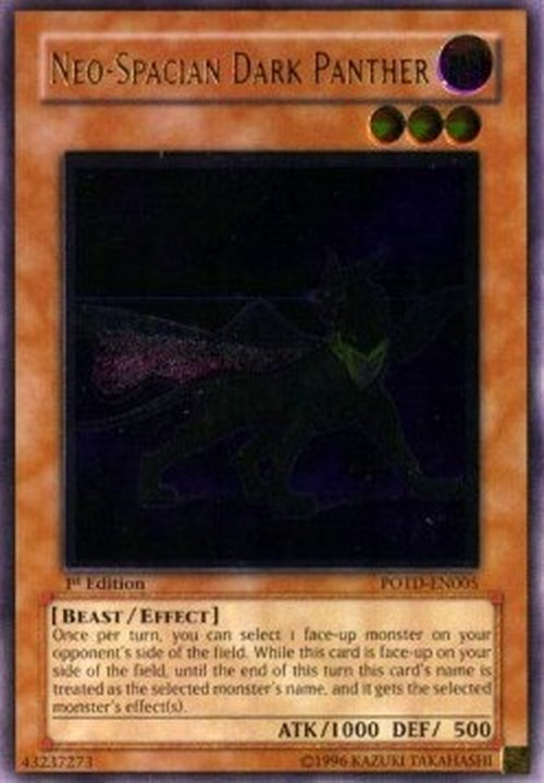 Yu-Gi-Oh! POTD Neo-Spacian Dark Panther (V.2 - Ultimate Rare)