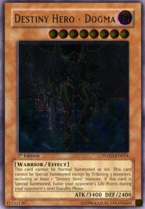 Yu-Gi-Oh! POTD Destiny HERO - Dogma (V.2 - Ultimate Rare)