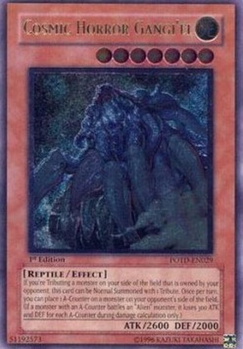 Yu-Gi-Oh! POTD Cosmic Horror Gangi'el (V.2 - Ultimate Rare)