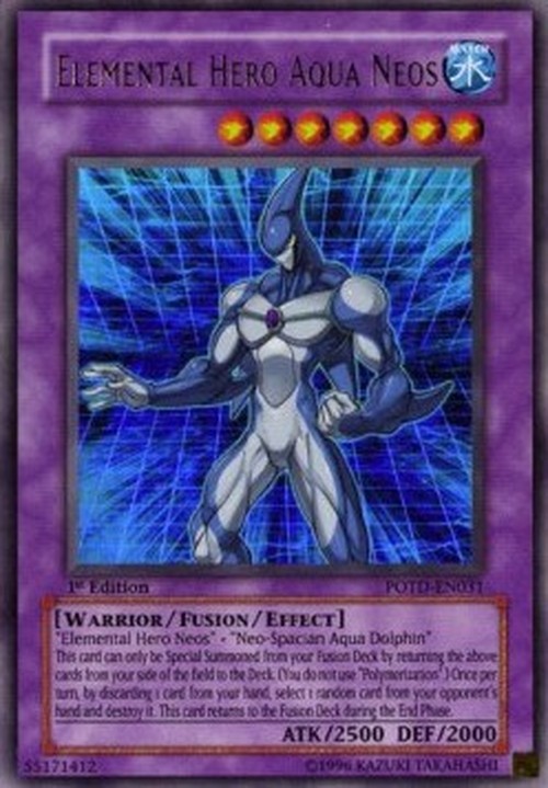 Yu-Gi-Oh! POTD Elemental HERO Aqua Neos (V.1 - Ultra Rare)