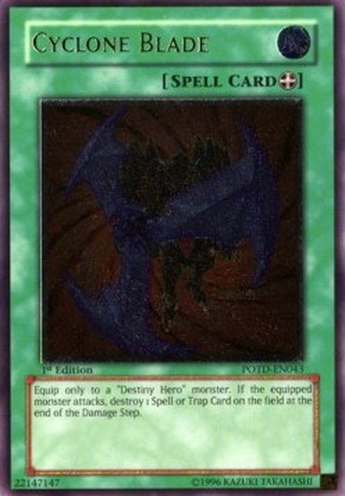 Yu-Gi-Oh! POTD Cyclone Blade (V.2 - Ultimate Rare)