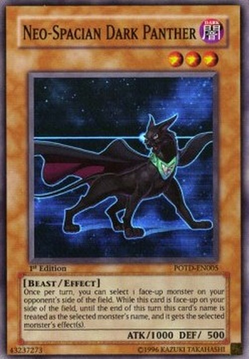 Yu-Gi-Oh! POTD Neo-Spacian Dark Panther (V.1 - Super Rare)
