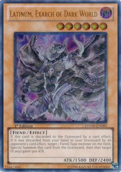 Yu-Gi-Oh! PHSW Latinum, Exarch of Dark World (V.2 - Ultimate Rare)