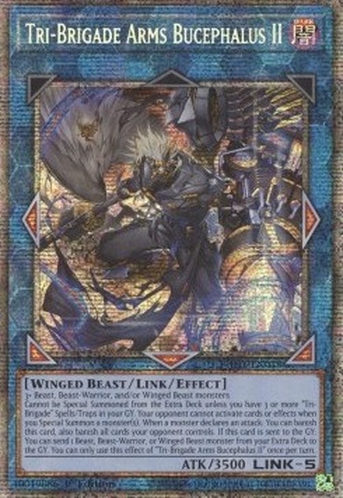 Yu-Gi-Oh! PHHY Tri-Brigade Arms "Bucephalus II" (V.2 - Starlight Rare)