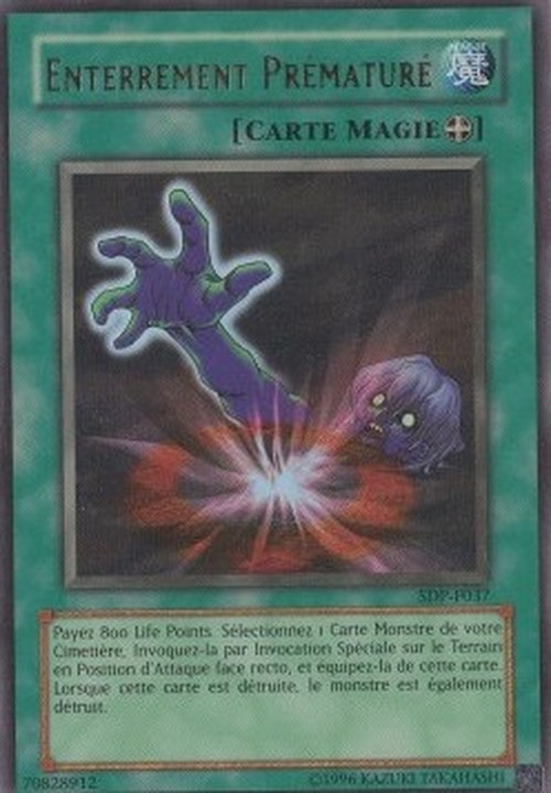 Yu-Gi-Oh! SDP-F Premature Burial