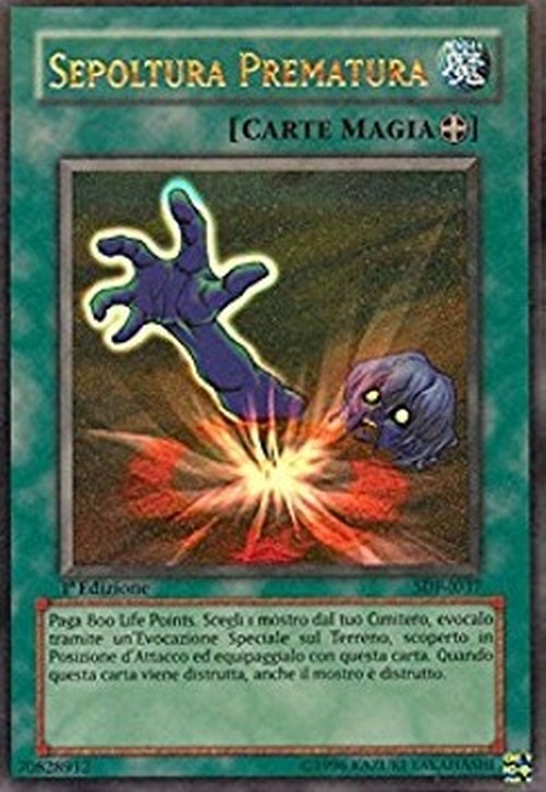 Yu-Gi-Oh! SDF Premature Burial