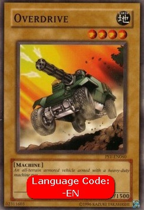 Yu-Gi-Oh! PSV Overdrive (V.3 - Common)