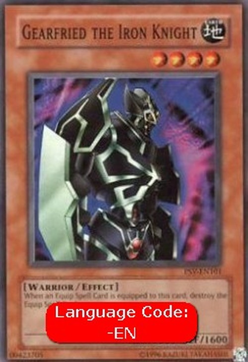 Yu-Gi-Oh! PSV Gearfried the Iron Knight (V.3 - Super Rare)